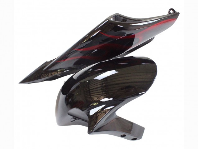 Discount 2006-2007 Glossy Black Red Flame Honda CBR1000RR Motorcycle Fairing Canada