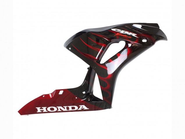 Discount 2006-2007 Glossy Black Red Flame Honda CBR1000RR Motorcycle Fairing Canada