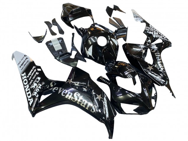 Discount 2006-2007 Glossy Black Gold SevenStars Honda CBR1000RR Motorcycle Fairings Canada