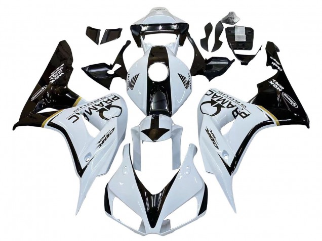 Discount 2006-2007 White Glossy Black Pramac Honda CBR1000RR Motorcycle Fairings Canada