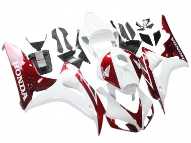 Discount 2006-2007 White Red Honda CBR1000RR Motorcycle Fairings Canada