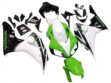Discount 2006-2007 White Green Glossy Black Honda CBR1000RR Motorcycle Fairing Canada
