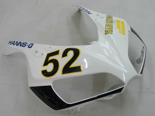 Discount 2006-2007 White Green Glossy Black Hannspree 52 Honda CBR1000RR Motorcycle Fairings Canada