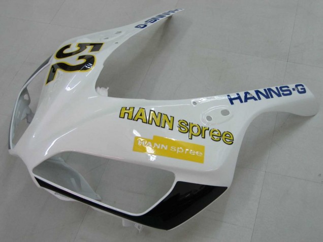 Discount 2006-2007 White Green Glossy Black Hannspree 52 Honda CBR1000RR Motorcycle Fairings Canada