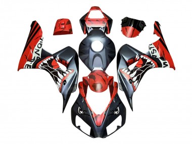 Discount 2006-2007 Red Matte Black Monster Shark Honda CBR1000RR Motorcycle Fairings Canada
