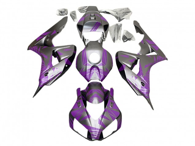 Discount 2006-2007 Silver Light Purple Honda CBR1000RR Motorcycle Fairings Canada