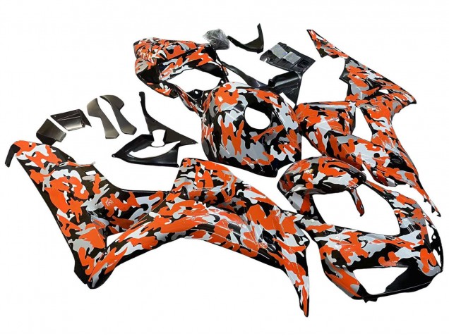 Discount 2006-2007 Black Orange Silver Camouflage Honda CBR1000RR Motorcycle Fairings Canada