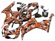Discount 2006-2007 Black Orange Silver Camouflage Honda CBR1000RR Motorcycle Fairings Canada