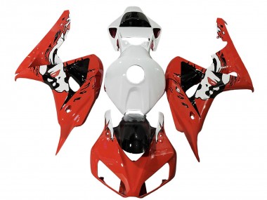 Discount 2006-2007 White Red Glossy Black Honda CBR1000RR Motorcycle Fairings Canada