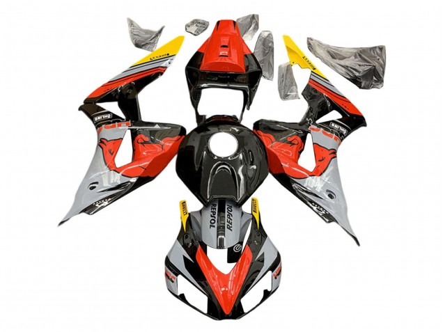 Discount 2006-2007 Nardo Grey Red Yellow Glossy Black Red Bull Repsol HRC Honda CBR1000RR Motorcycle Fairings Canada