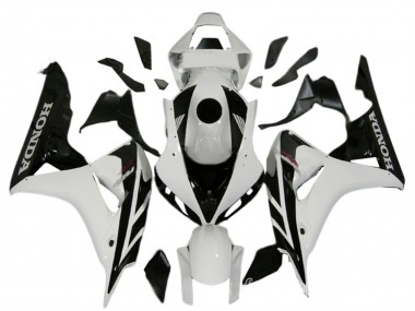 Discount 2006-2007 White Glossy Black Honda CBR1000RR Motorcycle Fairing Kits Canada