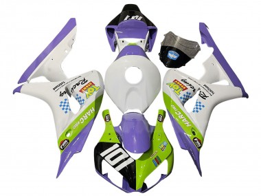Discount 2006-2007 White Purple Green Glossy Black Honda CBR1000RR Motorcycle Fairings Canada