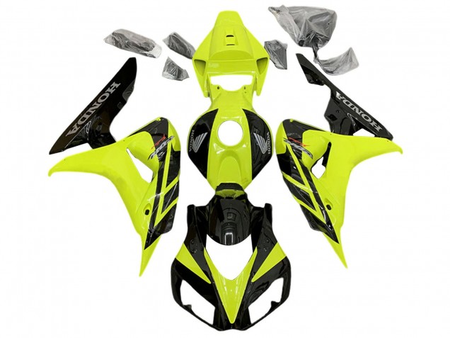 Discount 2006-2007 Yellow Glossy Black Honda CBR1000RR Motorcycle Fairings Canada