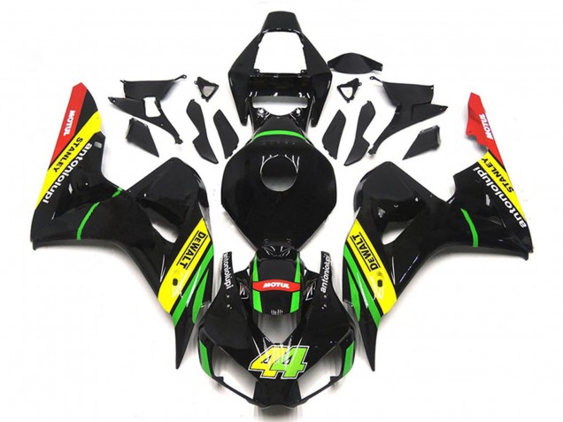 Discount 2006-2007 Glossy Black Yellow Green Red Motul 44 Honda CBR1000RR Motorcycle Fairings Canada