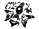 Discount 2008-2011 Glossy Black White Repsol 93 Honda CBR1000RR Motorcycle Fairings Canada
