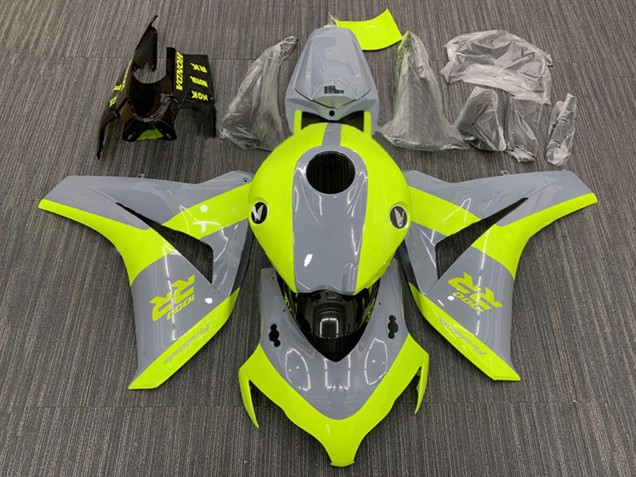 Discount 2008-2011 Nardo Grey Fluorescent Green Honda CBR1000RR Motorcycle Fairings Canada