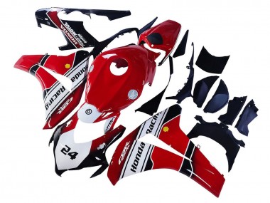 Discount 2008-2011 White Red Glossy Black Racing 24 Honda CBR1000RR Motorcycle Fairings Canada
