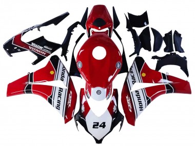 Discount 2008-2011 White Red Glossy Black Racing 24 Honda CBR1000RR Motorcycle Fairings Canada