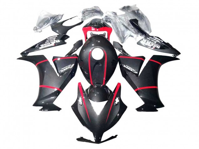Discount 2012-2016 Black Carbon Fiber Red Honda CBR1000RR Motorcycle Fairings Canada