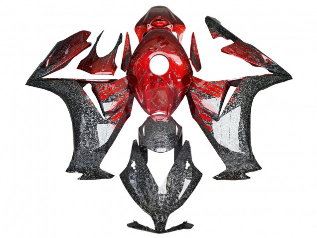 Discount 2012-2016 Red Black Forged Carbon Fiber Honda CBR1000RR Motorcycle Fairings Canada