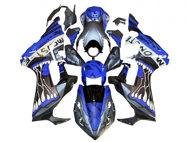 Discount 2017-2023 Blue Grey Glossy Black Monster Honda CBR1000RR Motorcycle Fairings Canada