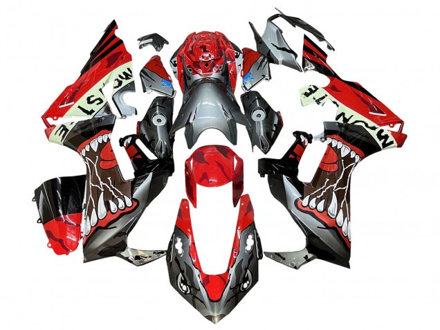Discount 2017-2023 Red Grey Black Monster Shark Honda CBR1000RR Motorcycle Fairings Canada