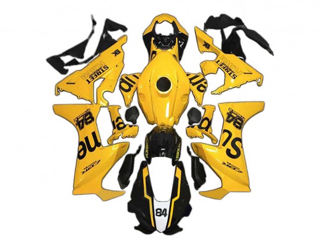 Discount 2017-2023 Yellow Glossy Black Supreme 84 Honda CBR1000RR Motorcycle Fairings Canada