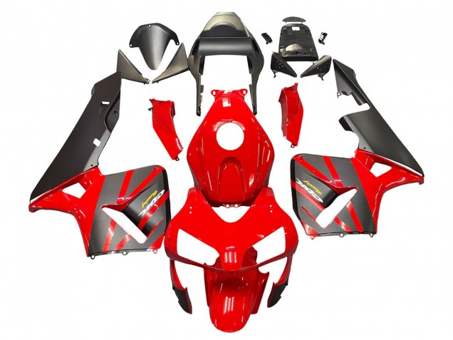 Discount 2003-2004 Red Matte Black Racing Honda CBR600RR Motorcycle Fairings Canada