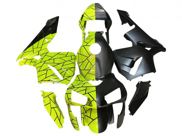 Discount 2003-2004 Fluorescent Green Matte Black Honda CBR600RR Motorcycle Fairings Canada