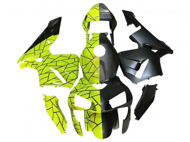 Discount 2003-2004 Fluorescent Green Matte Black Honda CBR600RR Motorcycle Fairings Canada