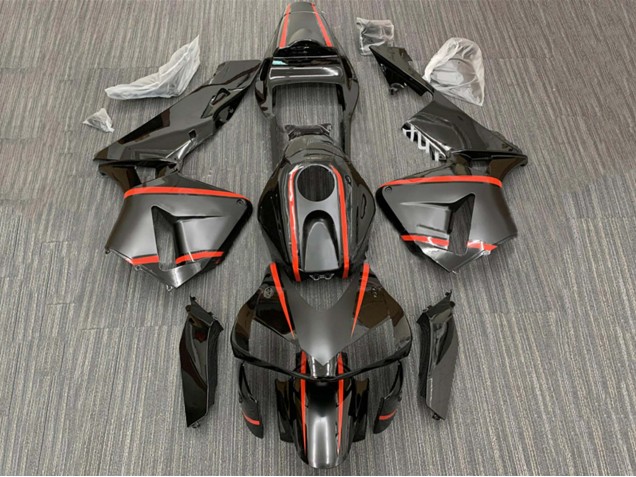 Discount 2003-2004 Glossy Black Red Stripe Honda CBR600RR Motorcycle Fairings Canada