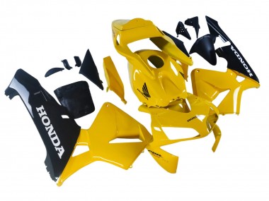 Discount 2003-2004 Yellow Glossy Black Honda CBR600RR Motorcycle Fairings Canada