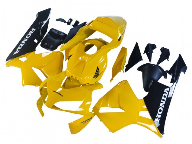 Discount 2003-2004 Yellow Glossy Black Honda CBR600RR Motorcycle Fairings Canada