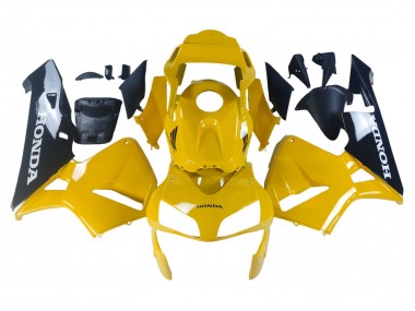 Discount 2003-2004 Yellow Glossy Black Honda CBR600RR Motorcycle Fairings Canada