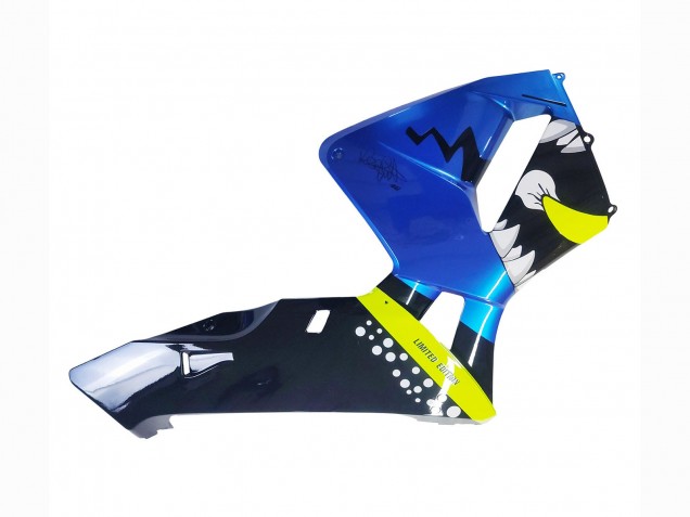 Discount 2003-2004 Blue Neon Yellow Glossy Black Shark Honda CBR600RR Motorcycle Fairings Canada