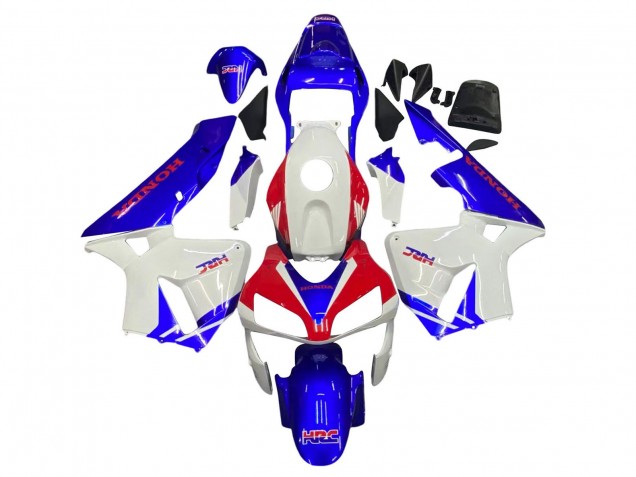 Discount 2003-2004 White Blue Red HRC Honda CBR600RR Motorcycle Fairings Canada