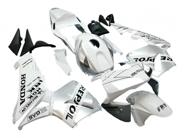 Discount 2003-2004 White Silver Black Repsol Honda CBR600RR Motorcycle Fairings Canada