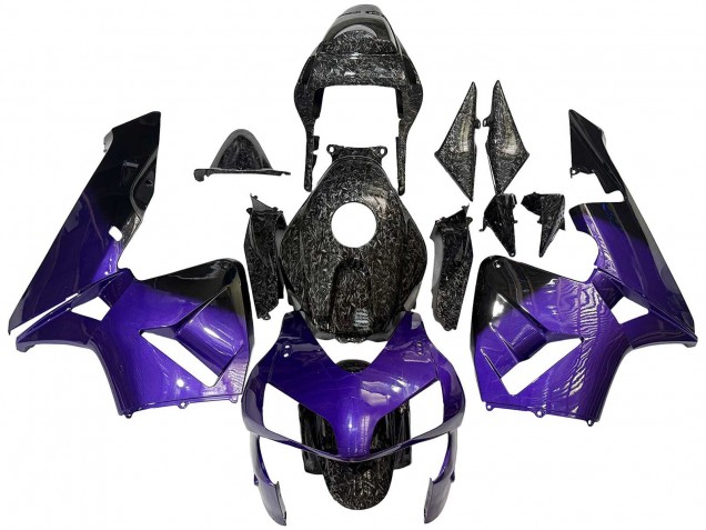 Discount 2003-2004 Purple Black Forged Carbon Fiber Honda CBR600RR Motorcycle Fairings Canada