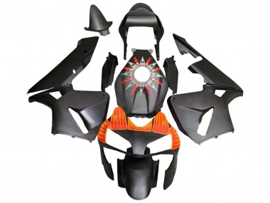 Discount 2003-2004 Matte Black Orange Honda CBR600RR Motorcycle Fairings Canada