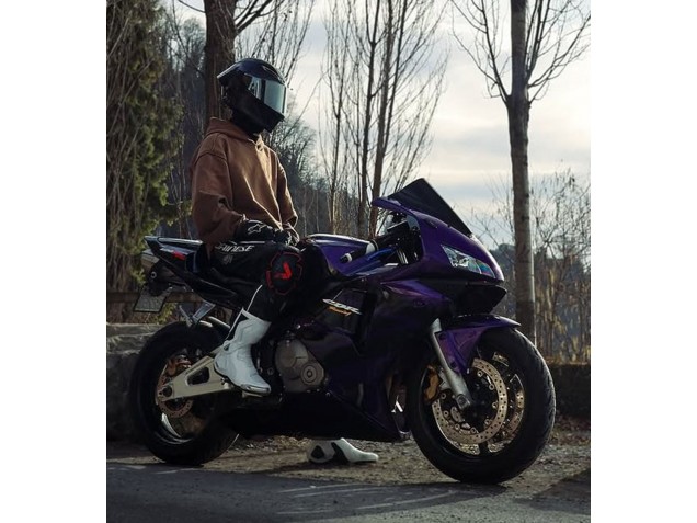 Discount 2003-2004 Dark Blue Glossy Black Honda CBR600RR Motorcycle Fairings Canada