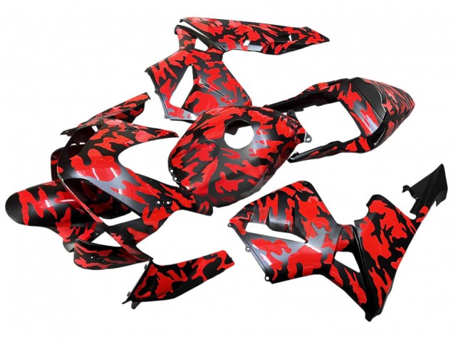 Discount 2003-2004 Black Red Grey Camouflage Honda CBR600RR Motorcycle Fairings Canada