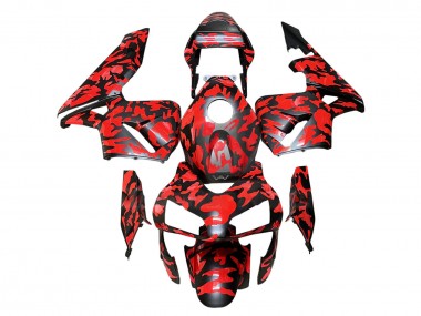 Discount 2003-2004 Black Red Grey Camouflage Honda CBR600RR Motorcycle Fairings Canada