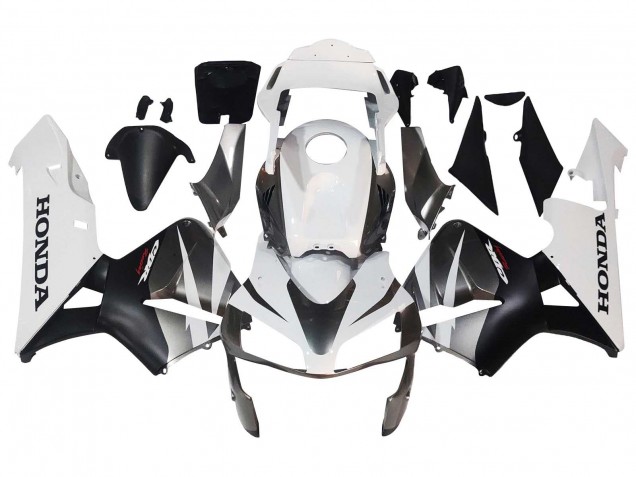 Discount 2003-2004 White Matte Black Racing Honda CBR600RR Motorcycle Fairings Canada