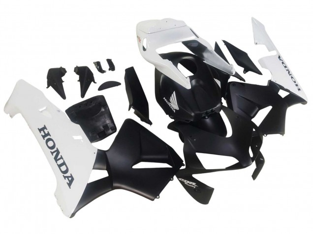 Discount 2003-2004 White Matte Black Honda CBR600RR Motorcycle Fairings Canada