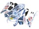 Discount 2003-2004 White Blue Red Nastro Azzurro 46 Honda CBR600RR Motorcycle Fairings Canada