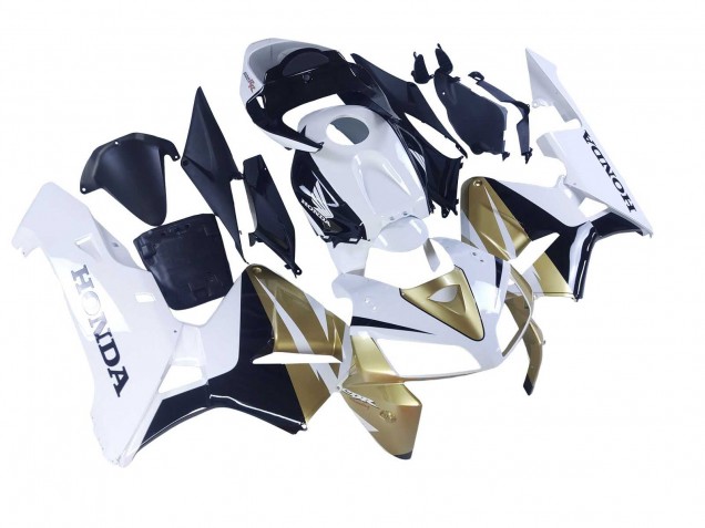 Discount 2005-2006 Gold White Black Honda CBR600RR Motorcycle Fairings Canada