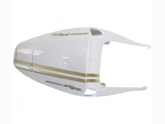 Discount 2005-2006 White Gold Honda CBR600RR Motorcycle Fairings Canada