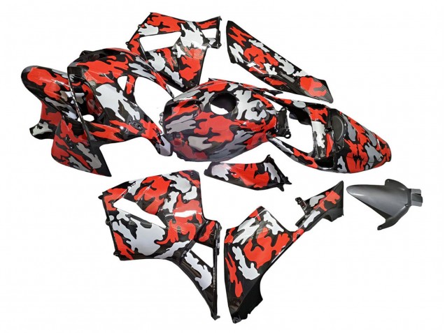 Discount 2005-2006 Black with Red Grey Camouflage Honda CBR600RR Motorcycle Fairings Canada