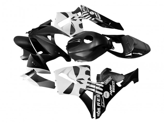 Discount 2005-2006 Black White Honda CBR600RR Bike Fairings Canada