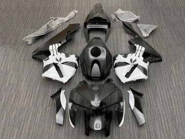 Discount 2005-2006 Black White Honda CBR600RR Motorcycle Fairing Kits Canada